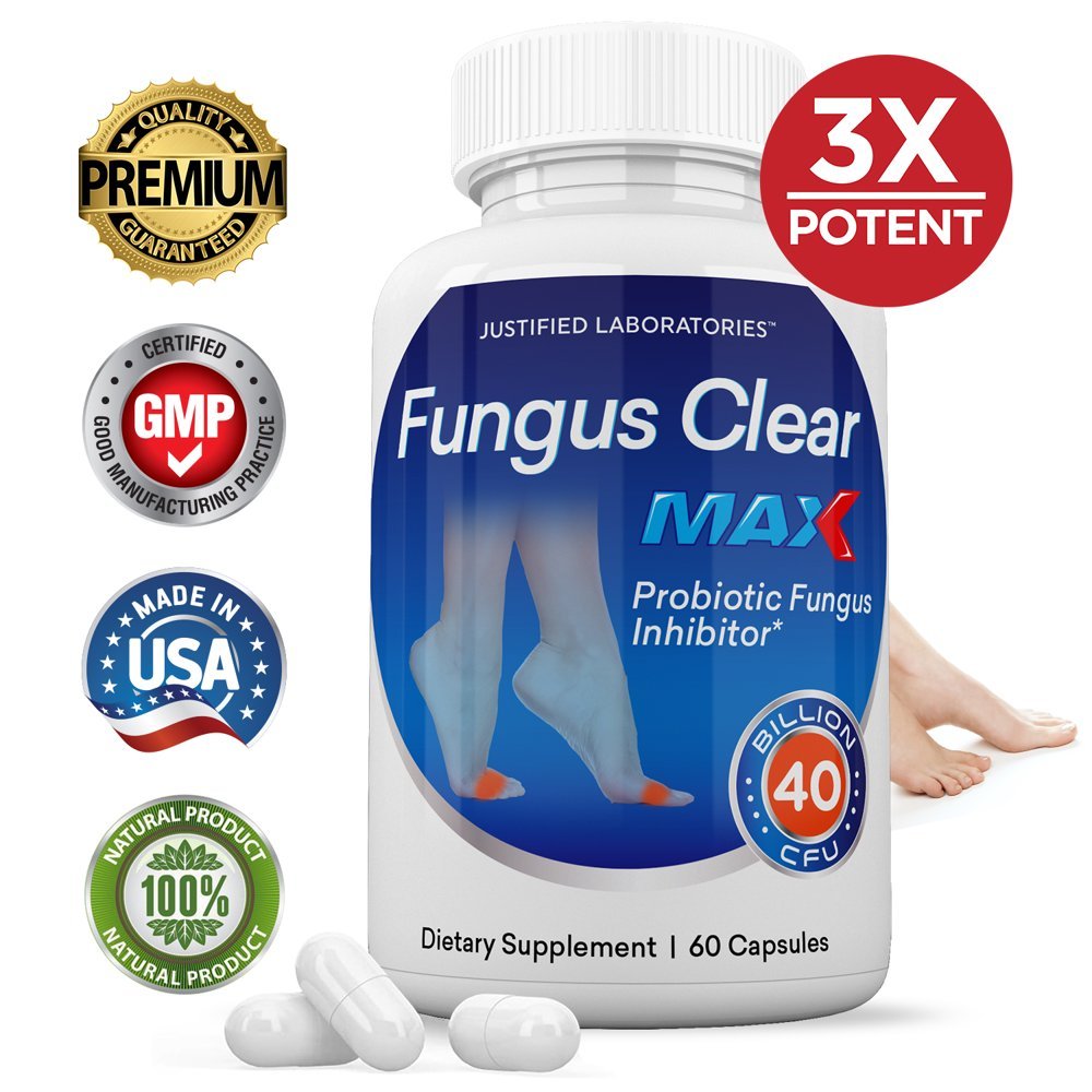 Fungus Clear Max Pills 40 Billion CFU Probiotic Supplement Supports ...