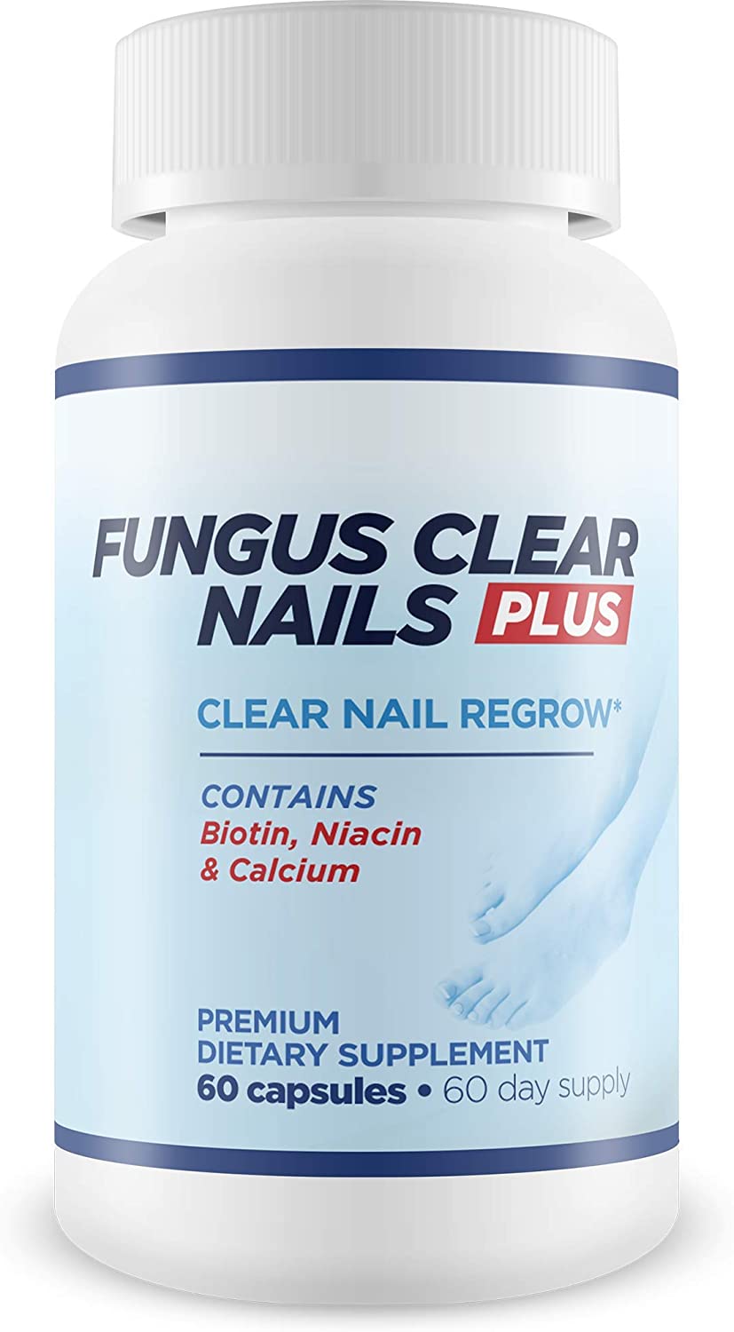 Fungus Clear Nails Plus Nail Regrow Biotin Formula Hair ...