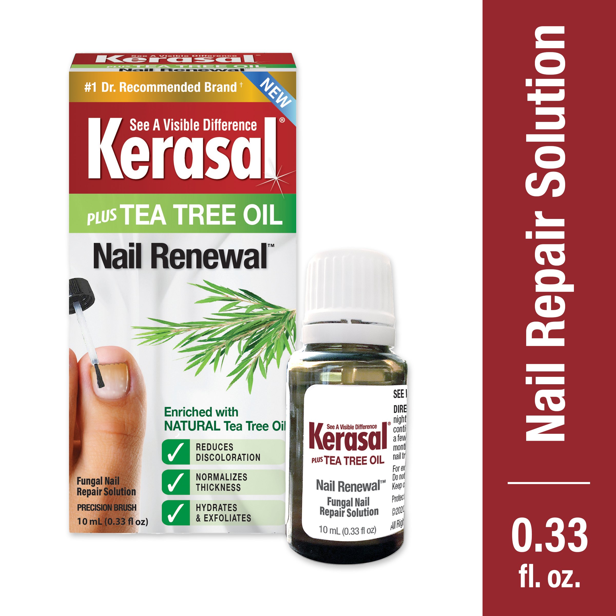 Kerasal Fungal Nail Renewal, Repair Solution with Tea Tree ...