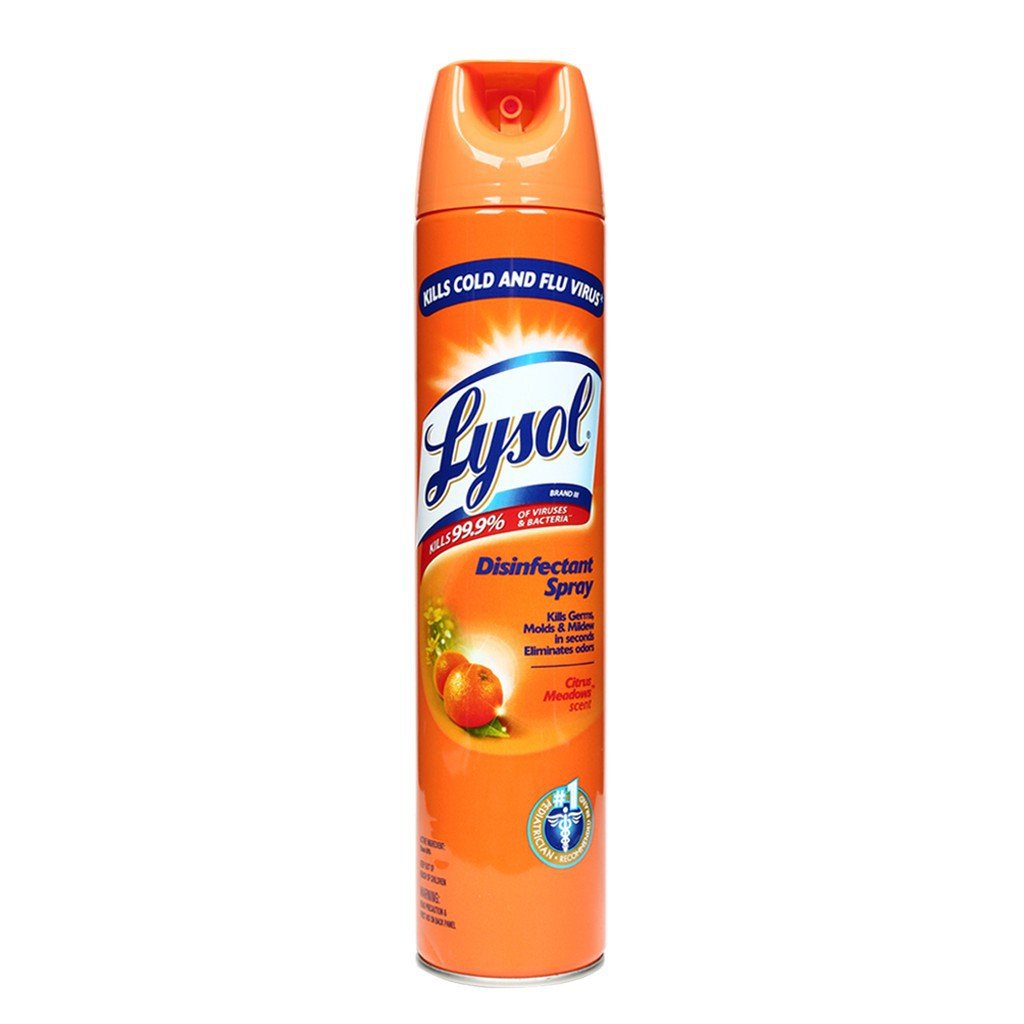 Lysol Disinfecting Spray Citrus Meadows Scent 510g Disinfectant ...