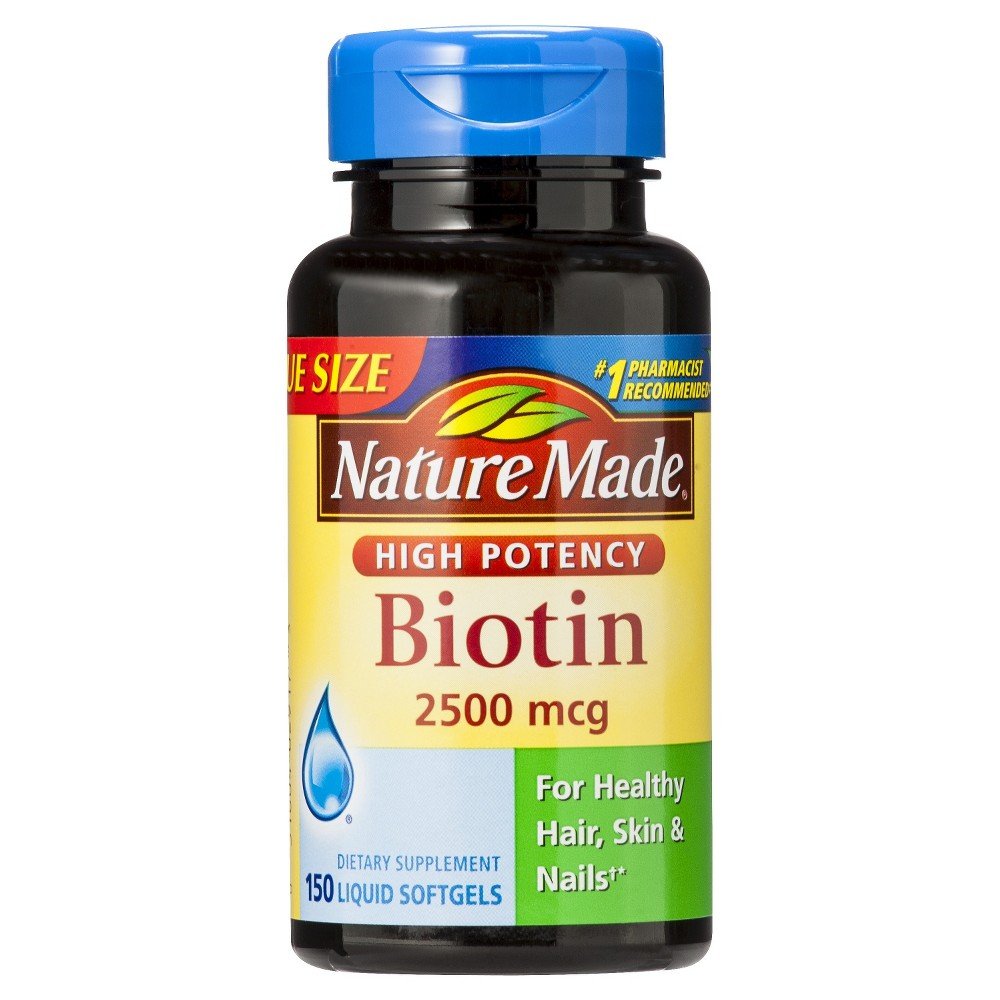 Nature Made High Potency Biotin 2500 mcg Liquid Softgels ...